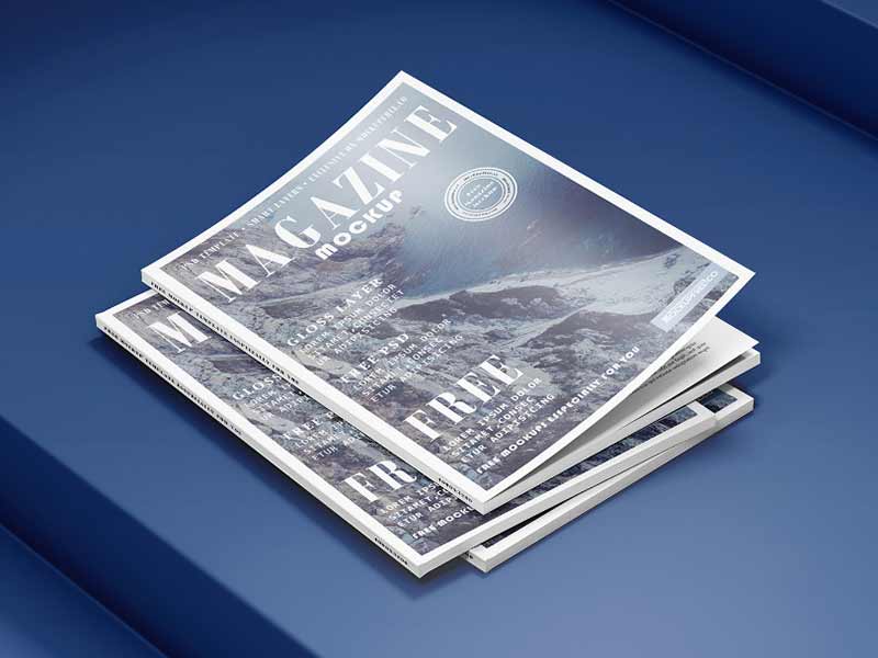 Download Free Magazine Mockup Archives Blugraphic