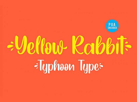 Yellow Rabbit Font