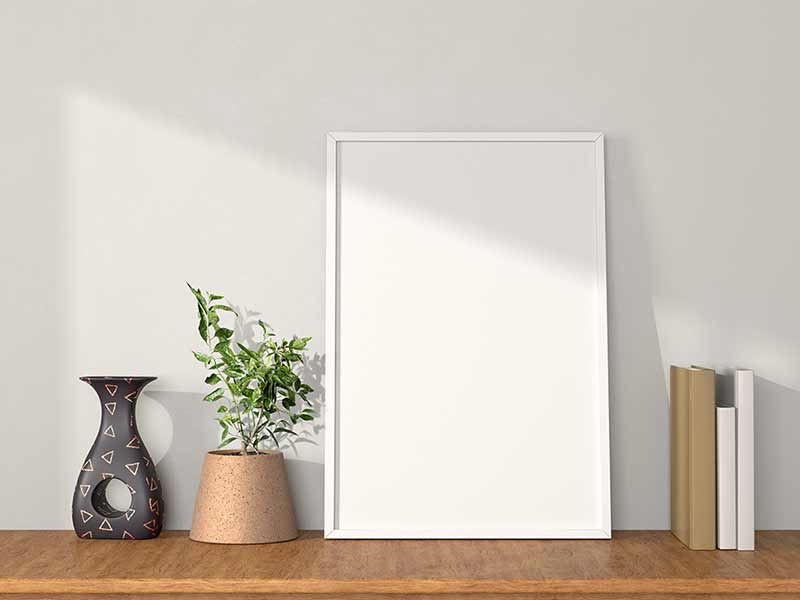 free frame poster mockup