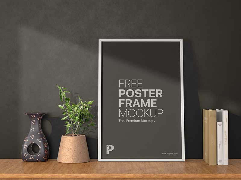 free frame poster mockup
