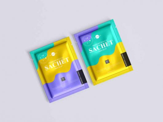 Pouch Sachet Mockup