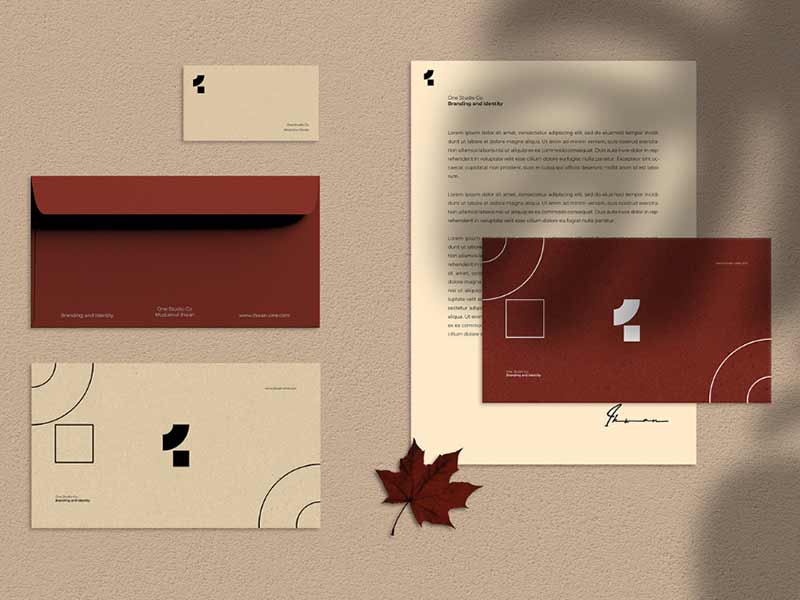 free stationary mockup