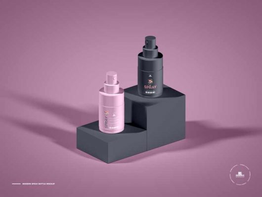 Spray Bottle Mockup