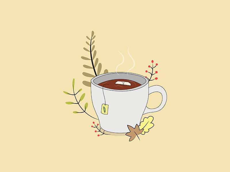 free Coffee and Tea Cups Vector illustration