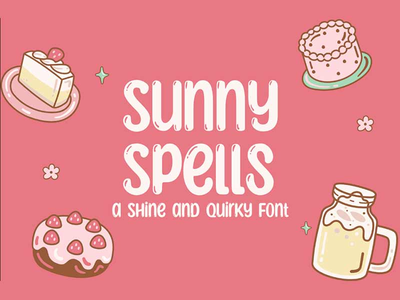 sunny spells free font download
