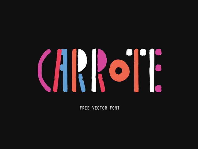 carrote free font download