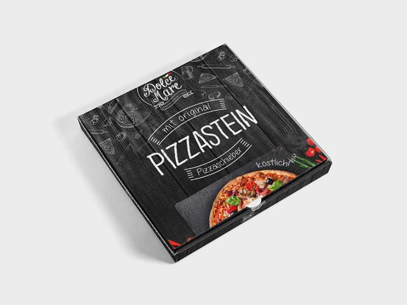 free pizza box packaging mockup