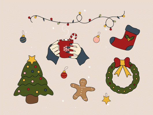 Christmas Illustration Set