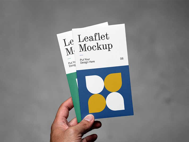 free leaflet mockup