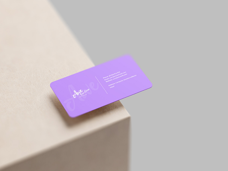 free business card mockup