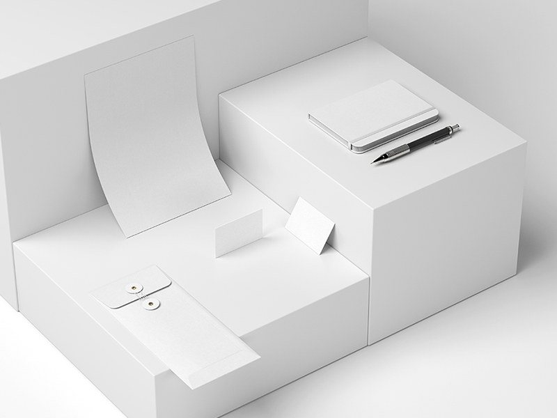 Free Premium Stationery Mockup