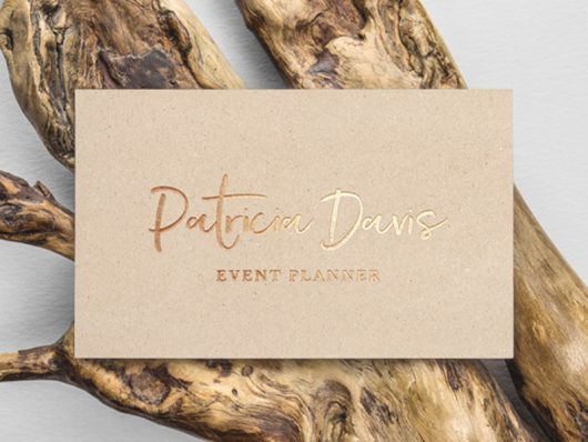 Gold Foil Business Card Mockup Gold Foil Business Card Mockup