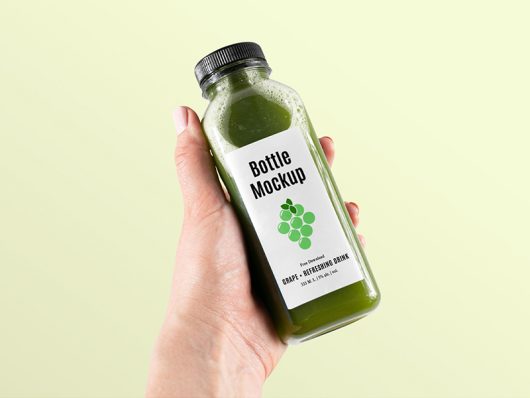 Healthy Bottle Mockup Healthy Bottle Mockup