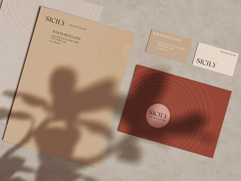 free branding and stationery mockup