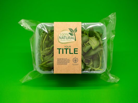 Spinach Package Mockup Spinach Package Mockup