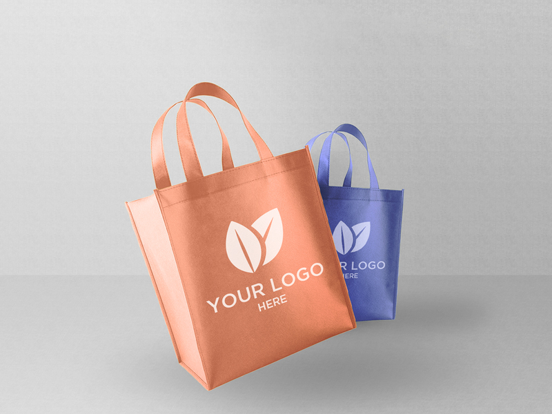 free eco friendly bag mockup