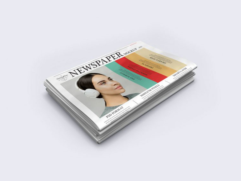 free newspaper mockup