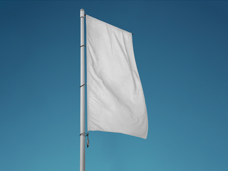 free flag mockup