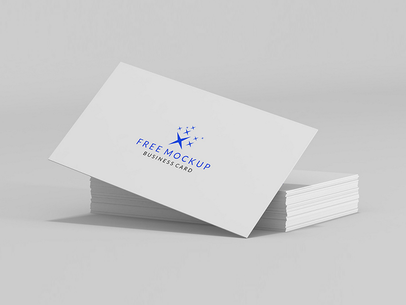 free business cards psd mockup