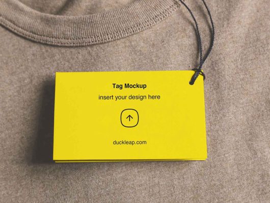 Clothing Tag Mockup Clothing Tag Mockup