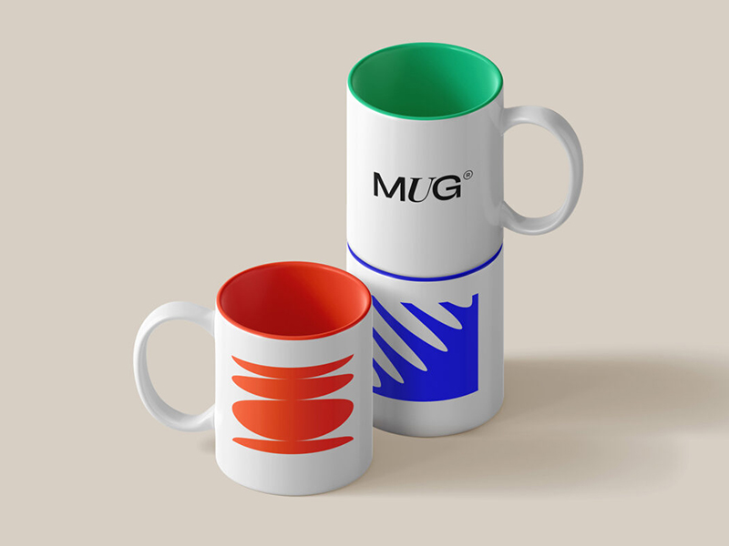 Mugs Scene Mockup