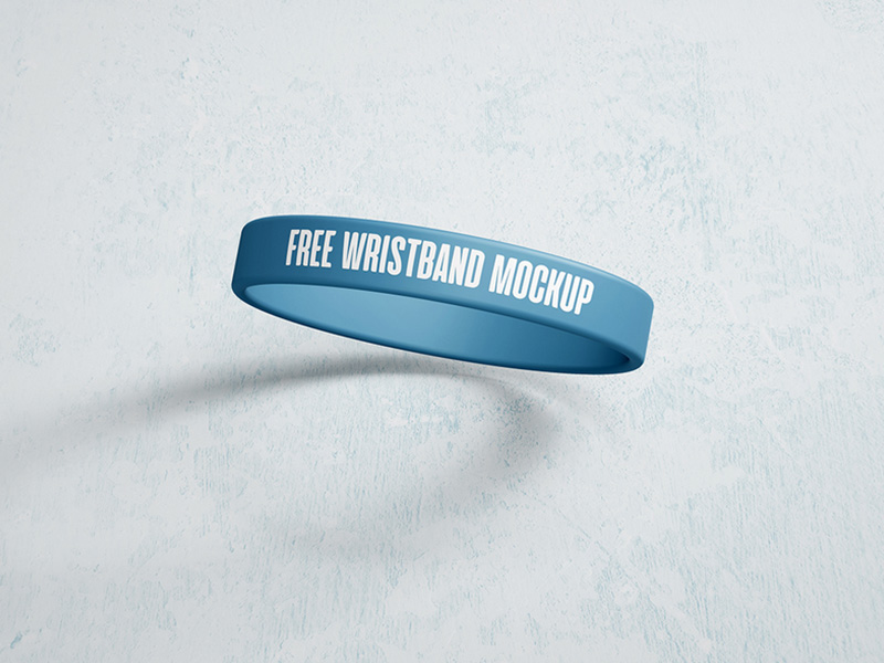 free wristband mockup