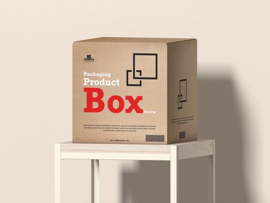 Free Packaging Product Box Mockup Free Packaging Product Box Mockup