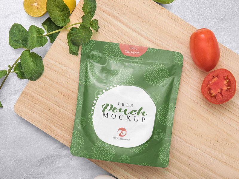 Free Sealed Sachet Mockup