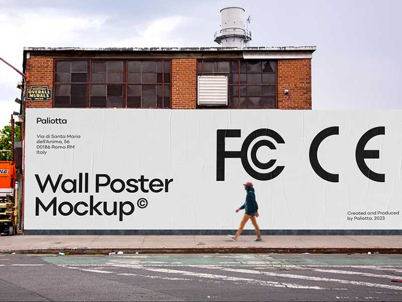 Free Wall Poster Mockup