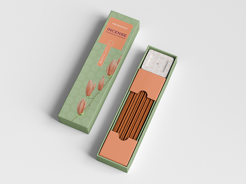 Incense Packaging Mockup