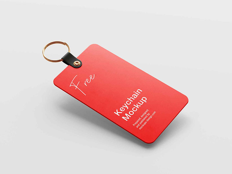 Free key ring mockup - Mockups Design