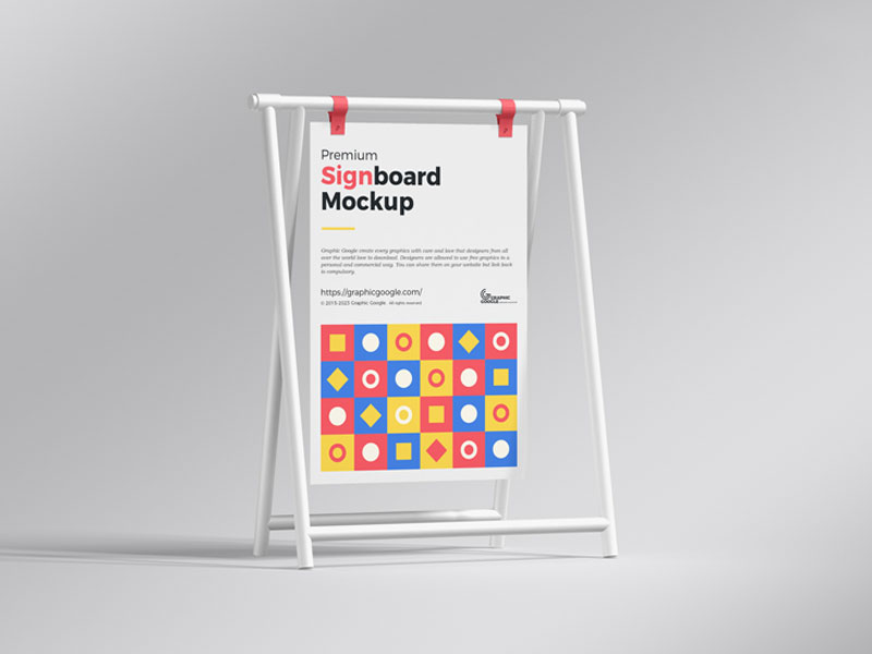 free signboard mockup