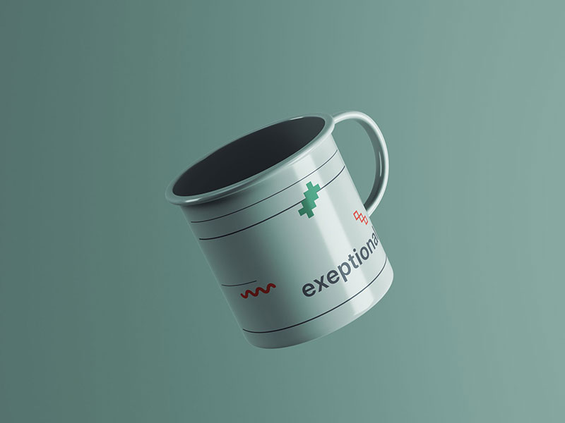 Free Enamel Mug Mockup