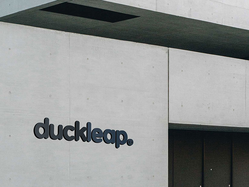 Free Logo on a Building Mockup