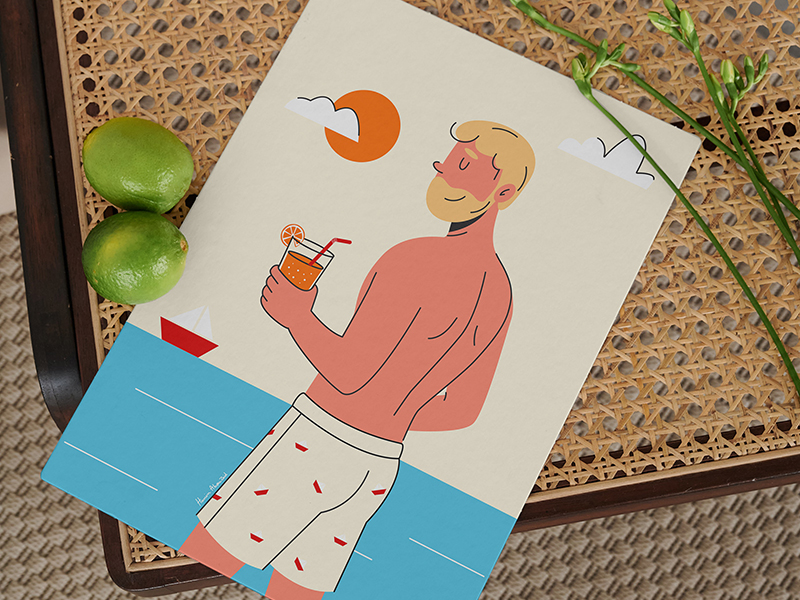 Free A4 Poster Mockup