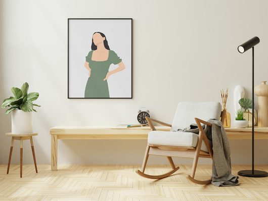 Free Interior Frame PSD Mockup Free Interior Frame PSD Mockup