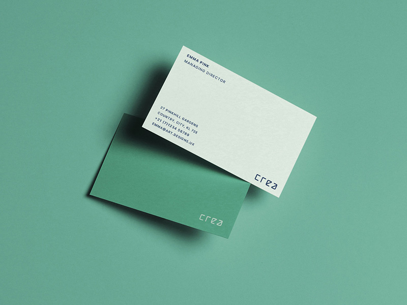 Free Branding Business Card Mockup