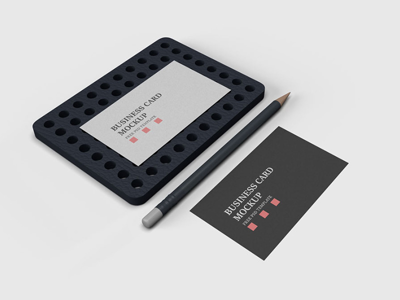 Free PSD Business Card Mockup