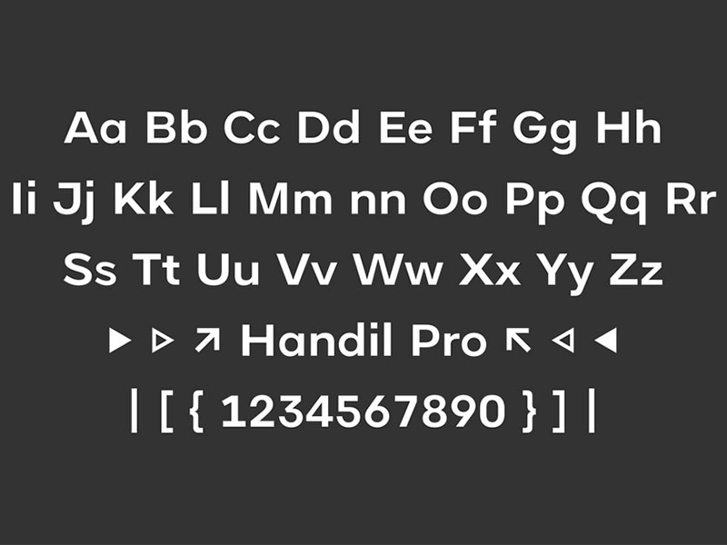 Handil Pro Free Font