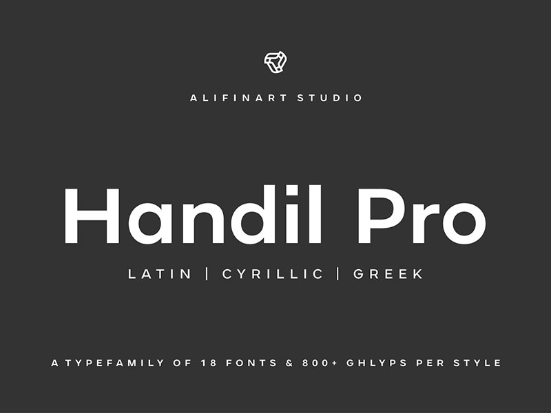 Handil Pro Free Font