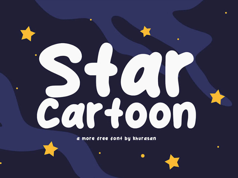 Star Cartoon Free Font