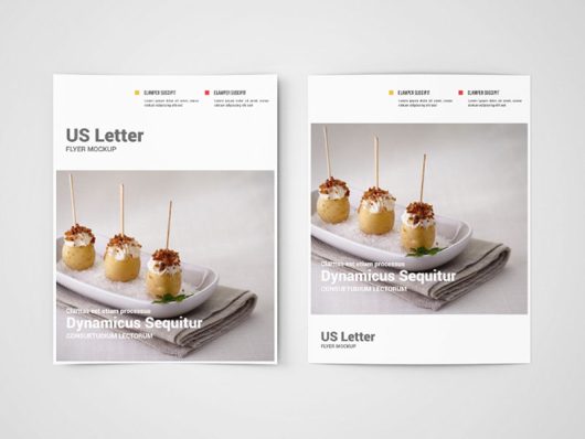 Free US Letter Flyer Mockup Free US Letter Flyer Mockup