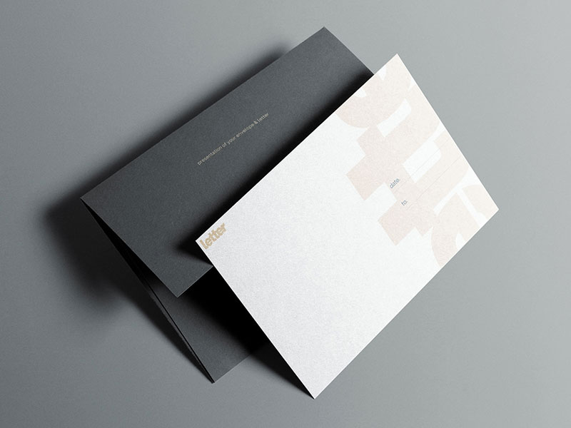 Free Envelope and Letter Mockup