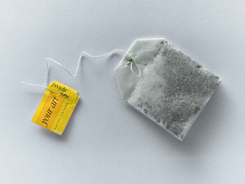 Free Tea Bag Mockup