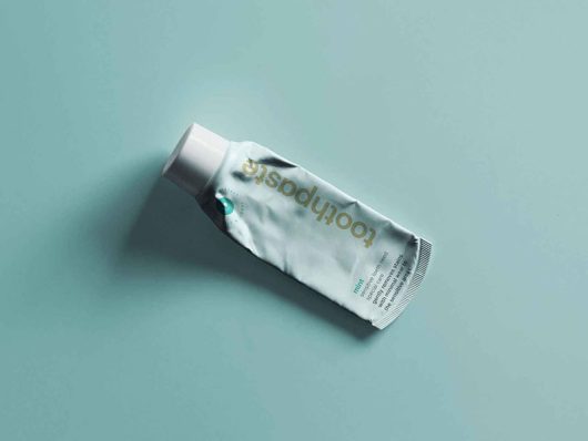 Free Used Empty Toothpaste Tube Mockup Free Used Empty Toothpaste Tube Mockup