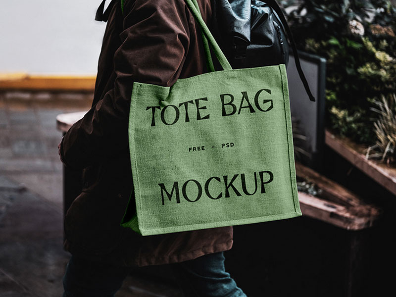 Free Eco Bag Mockup