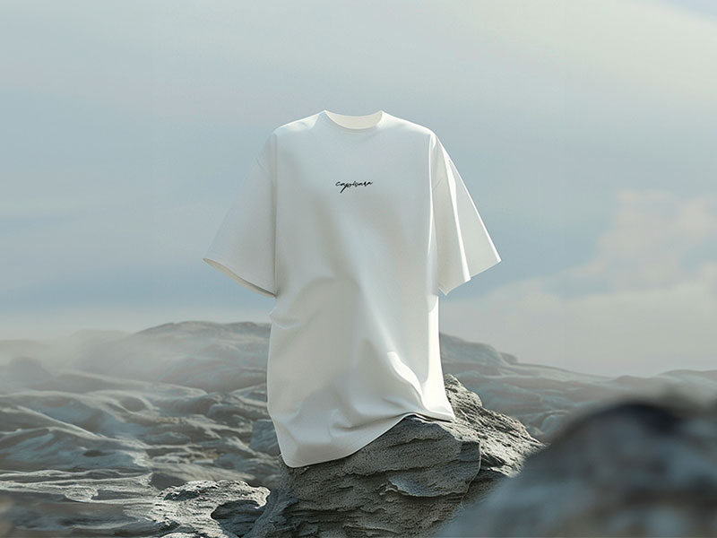 Free Surreal tshirt Mockup