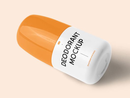 Free Roll-On Deodorant Mockup