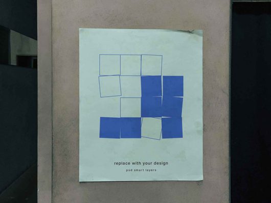 Free Indoor Wall Poster Mockup Free Indoor Wall Poster Mockup