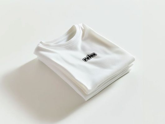 Free Folded T-shirt Mockup Free Folded T-shirt Mockup